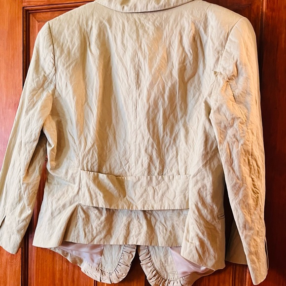 Beige Wrinkle Jacket - Picture 2 of 5